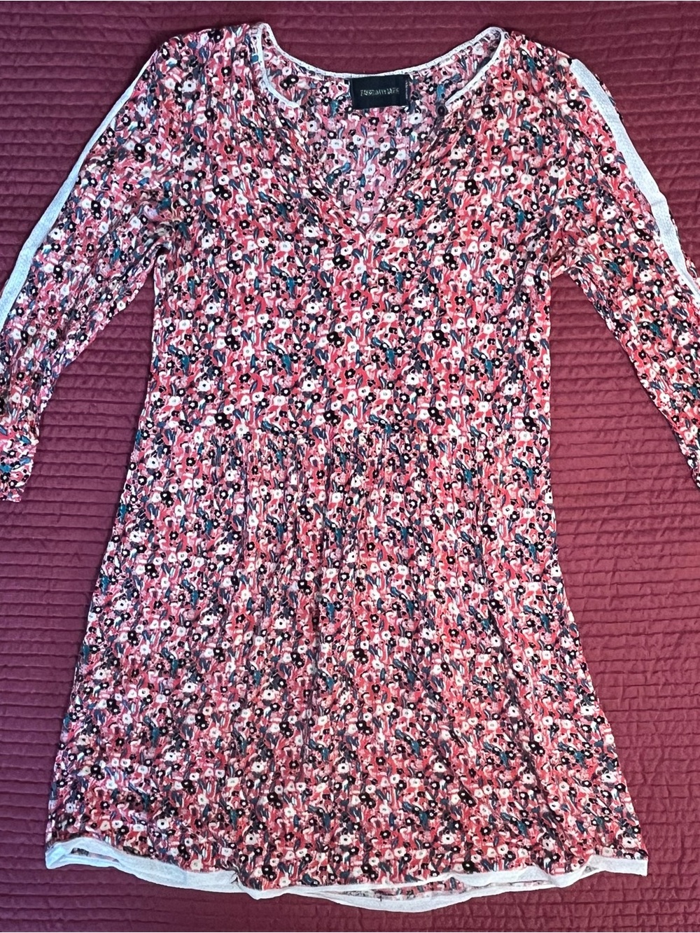 Zadig & Voltaire Riva Floral Eve Mini Dress Size Small